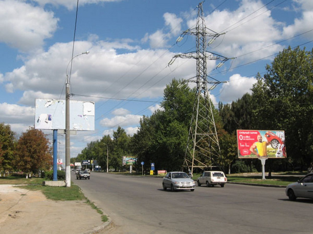 Щит 6x3,  Бериславське шосе -вул. Чорноморська