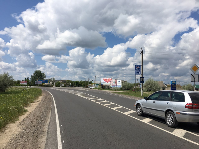 Щит 6x3,  с. Гола Пристань/в'їзд(кільце)
