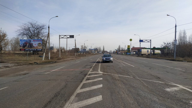 Щит 6x3,  м.Олешки Гвардійська вул. навпроти АЗС WOG