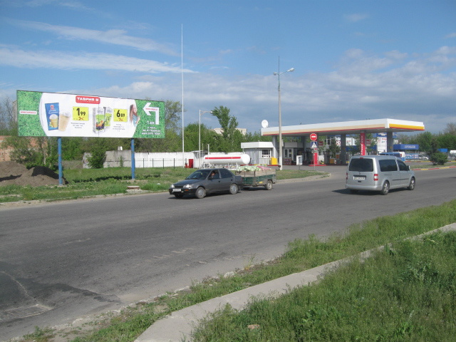 Щит 6x3,  Адм.Сенявіна пр.(р-н залізничного переїзду) правий
